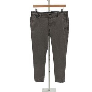 Masons Mens Gray Chino Pants Polka Dot 98% Cotton Button Size 48